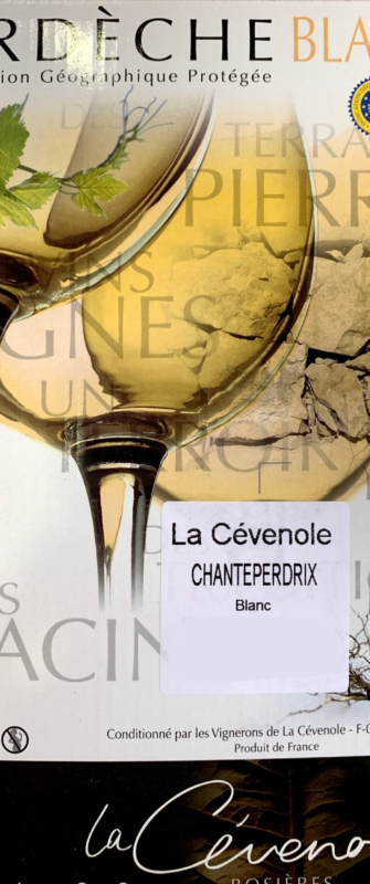 BIB 5 litres Blanc CHANTEPERDRIX